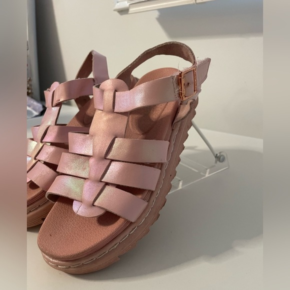 BCBGirls Pink Strappy Sandals - Picture 5 of 6